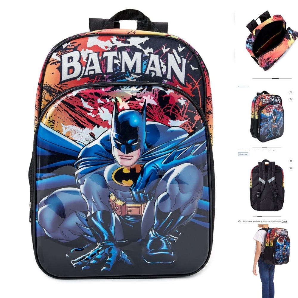 Batman Backpack - Picture 6 of 6